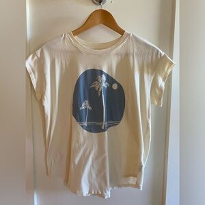 Madewell palm tree tee XS